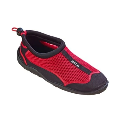 Immagine di Beco Aquaschuhe Surfschuhe Stand Up Paddling Wattschuhe Neue Kollektion, Scarpe Unisex, Multicolore (Red/Black), 38 EU