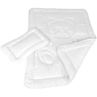Immagine di Set di biancheria da letto per bambini, 100 x 135 cm, 40 60 culla lavabile a 95 C, Öko Tex adatto alla polvere casa e alle persone allergiche