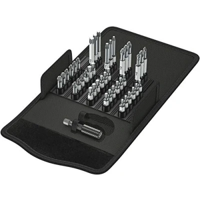 Immagine di Wera Bit Safe 43 Universal 1 05057450001 Kit inserti parti Croce Pozidriv, Phillips, TORX interno Torsionszone