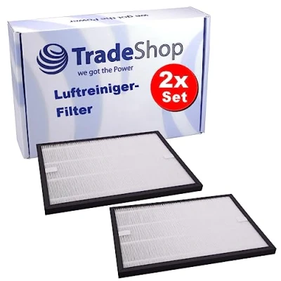 Immagine di Trade Shop 2 filtri di ricambio combinati (filtro HEPA + filtro a carbone attivo) compatibili con DeLonghi AC 75 purificatore d&#039;aria sostituisce 5513710001