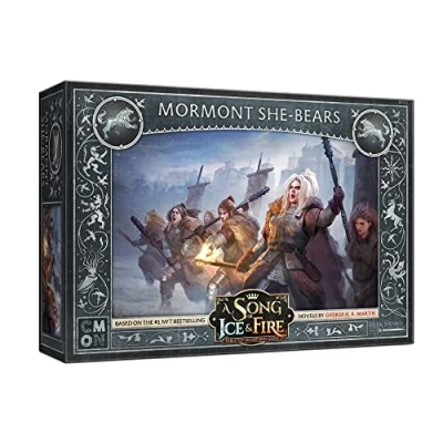 Immagine di CMON A Song of Ice and Fire Table Top Miniatures Game Mormont She Bears, Miniature War Game, Ages 14 up, 2 or more players, Average Playtime 45 60 minutes, Made, SIF11 Various,CMNSIF111
