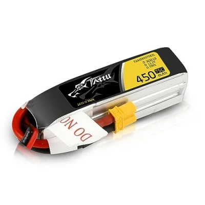 Immagine di Tattu Batteria ricaricabile LiPo 11.1 V 450 mAh Numero di celle: 3 75 C Softcase XT30