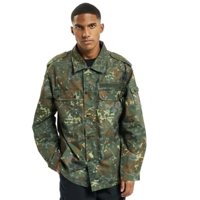 Immagine di Brandit BW Feldbluse, Camicia da campagna Uomo, Multicolore (Flecktarn), 4XL