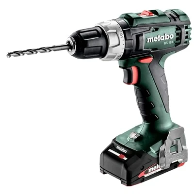 Immagine di Metabo BS 18 L 602321500 Trapano avvitatore a batteria V 2 Ah Li Ion incl. seconda batteria, valigia
