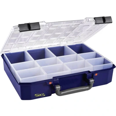 Immagine di raaco CarryLite 80 4x8 12 Universale Valigetta per minuteria (L x L A) 278 337 mm Scomparti: Contenuto 1 pz.