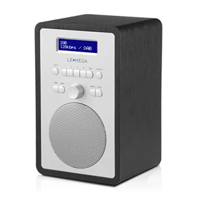 Immagine di LEMEGA CR2+ DAB/DAB+ Radio Digitale,FM Digitale,DAB Alimentata dalla Rete,Doppio Allarme Orologio,Timer per dormire in cucina,20 Preimpostate,Uscita Cuffie,Effetto Legno Rovere Nero