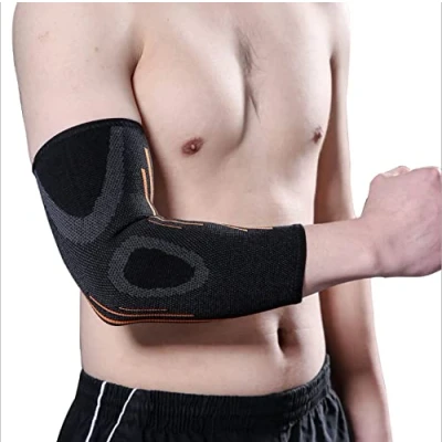 Immagine di 2 Pezzi Tutore epicondilite gomito,Gomitiera per epicondilite,Fascia gomito,tutore gomito,Way Elastic Sleeve,Tutore Gomito, Compressione( XL, Nero )