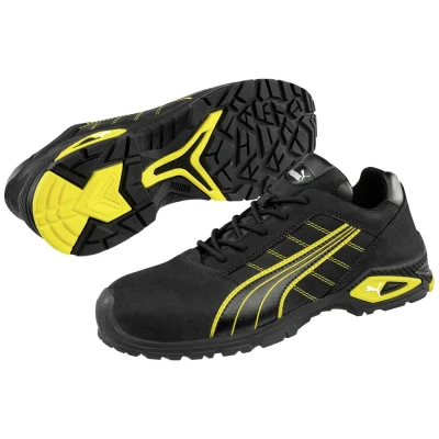 Immagine di PUMA Safety Amsterdam Low 642710 47 scarpe di sicurezza S3 Taglia delle (EU): Nero, Giallo 1 Paio/a