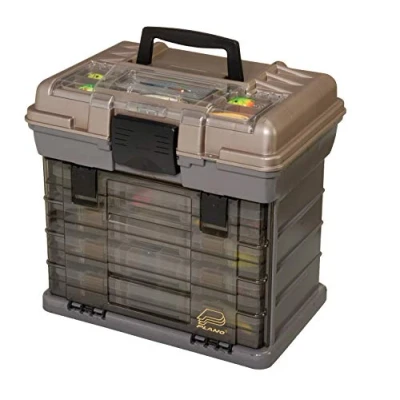 Immagine di Plano Guide Series StowAway Rack System Organizzatore per attrezzi da pesca, portatile attrezzi, piccole parti, vassoi rimovibili, articoli la le perline, scuola