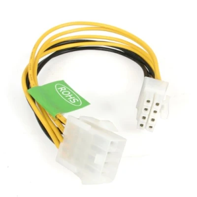 Immagine di StarTech.com 8in EPS 8 Pin Power Cable cavo di alimentazione Giallo 0,2 m