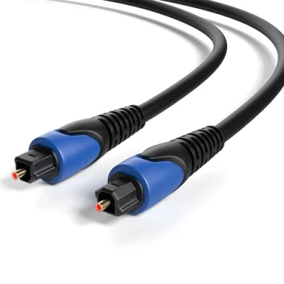 Immagine di Cavo Ottico Audio Digitale 3 m fibra ottica Metri Toslink Optical in SPDIF compatibile con Soundbar, Home Entertainment, Sistema HiFi, Cinema, TV, PS4 ecc.