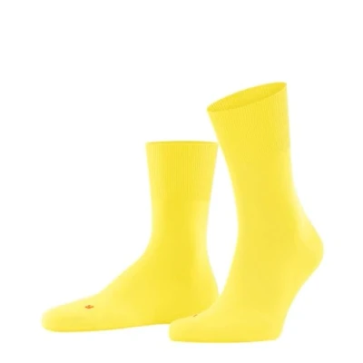 Immagine di FALKE Run U Sso cotone filo funzionale tinta unita 1 paio, Calzini Unisex Adulto, Giallo Sun 1383, 37 38