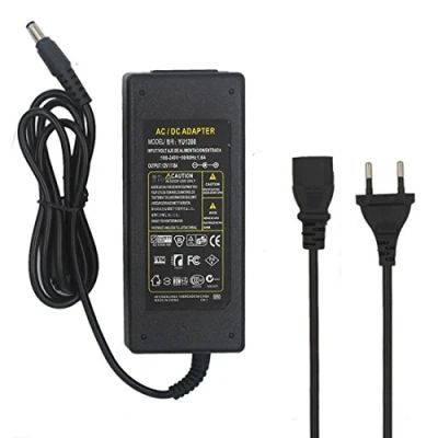 Immagine di JOYLIT Alimentatore 12V 8A 96W, Trasformatore AC 100 240V a DC 12 Volt Spina EU Adattatore di Alimentazione per Striscia LED, CCTV, Compatibile con Dispositivi 12Volt 0 8000mA