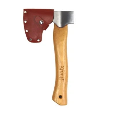 Immagine di ascia Xforst X AG1, Accetta in acciaio al carbonio forgiato. a mano legno, con protezione lama ver. Modello di vichinga.
