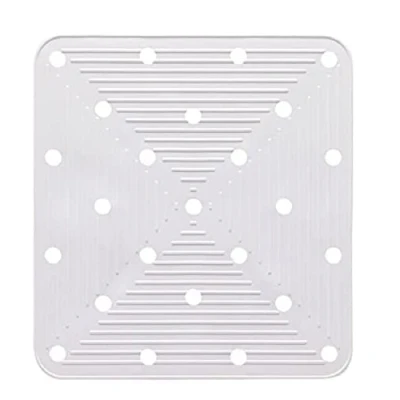 Immagine di Excelsa Mats Tappeto Fondo Lavello, Gomma, Bianco, 34x31 cm