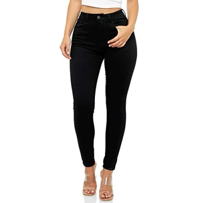 Immagine di Elara Jeans Donna Vita Alta Effetto Push Up Chunkyrayan EL12 Schwarz 36 (S)