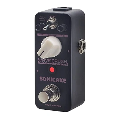 Immagine di SONICAKE Bitcrusher Pedal Bitcrush Digital Sampling Rate Riduttore di Campioni Effetti per Chitarra Sintetizzatore LoFi Wave Crush