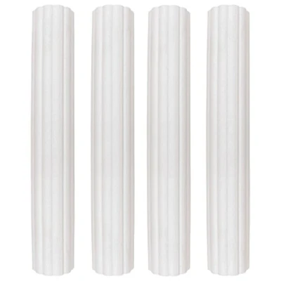 Immagine di PME DR006 Pioli Decorati per Torte Multipiano, Bianco, 2.5 x 15 cm, 4 unità