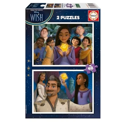 Immagine di Educa Set di 2 puzzle per bambini con 48 pezzi e personaggi Wish. Dimensioni: 28 x 20 cm. Consigliato dai 4 anni in su (19741)