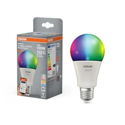 Immagine di OSRAM HOMELIGHTING Smart+ Lampada LED senza fili E27 14 W ERP: F (A G) RGBW