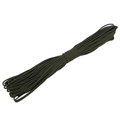 Immagine di VGEBY Outdoor Paracord, 2mm Dia Multi Function Paracord Army Green per Campeggio Arrampicata Tying Rope(31M)