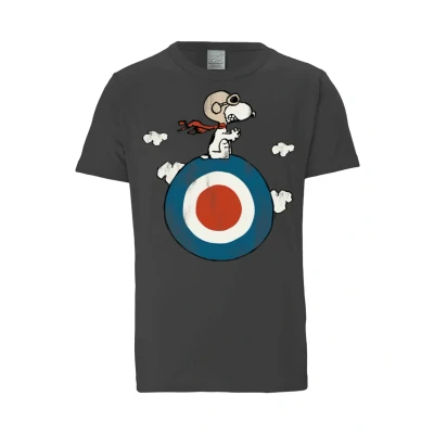 Immagine di Logoshirt Peanuts SNOOPY/TARGET Tshirt con stampa, Uomo, Taglia: Large, Dunkelgrau