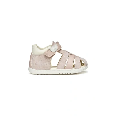 Immagine di Geox Sandali da trekking per bambini, Taglia: 18, Rose off white Pelle / sintetico