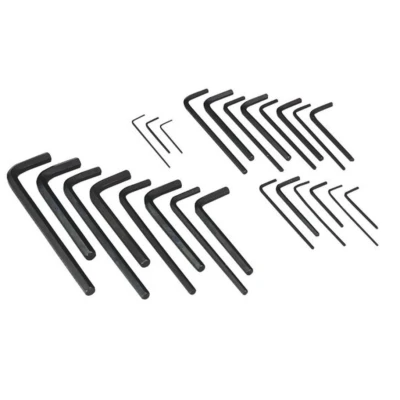 Immagine di SEALEY S0465 Serie di cacciaviti ad angolo HEX: 1.5, 2, 2.5, 3, 4, 4.5, 5, 5.5, 6, 7, 8, 9, 10 Acciaio al cromo vanadio 25