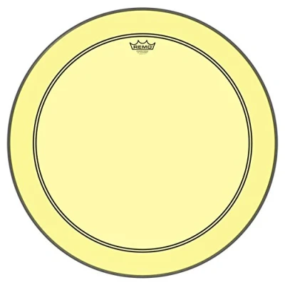 Immagine di Remo Colortone Powerstroke 3 P3 1326 CT YE Pelle per batteria, 26&quot;, colore: Giallo