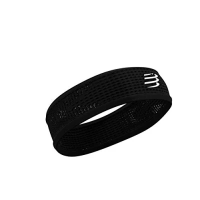 Immagine di Compressport Thin Headband On/off, Corsa Unisex Adult, Nero, Uniq Size