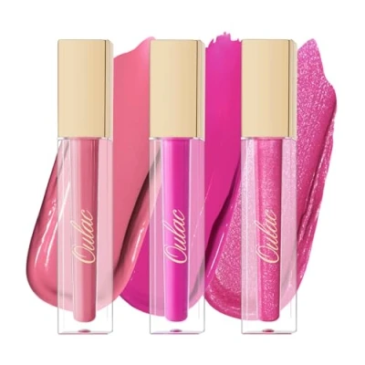 Immagine di OULAC Kit Rossetti Liquidi Matte Set 3 Tinte Labbra a Lunga Tenuta 12H Finish Cremoso &amp; Coprente Formula Senza Trasferimento Con Vitamina E Vegan Cruelty Free 4,5ml x3(M06+MS08+M25)
