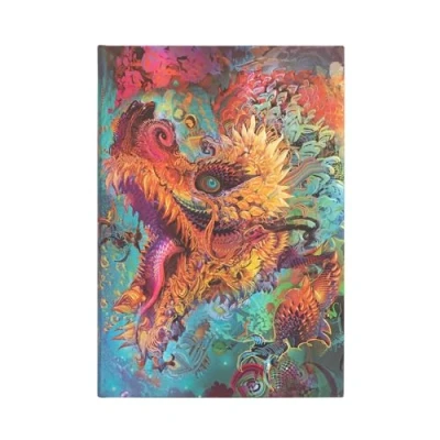 Immagine di Taccuino Paperblanks, Collezione Android Jones, Drago Infuocato, ...