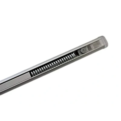 Immagine di BACCHETTA A MOLLA DIAMETRO 13 MM. ALLUMINIO ANODIZZATO ARGENTO ESTENSIBILE CM. 56 90