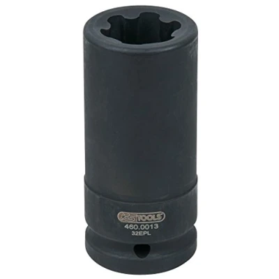 Immagine di KS TOOLS 460.0013 Serie di bussole ISO1174, DIN3121 EPL32 Acciaio al cromo molibdeno Torx esterno