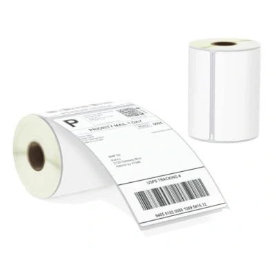 Immagine di BETCKEY 2 Rotoli S0904980 Etichette Autoadesive Compatibile con DYMO, 104mm x 159mm, 440 di Spedizione Extra Large Utilizzo per DYMO LabelWriter 4XL