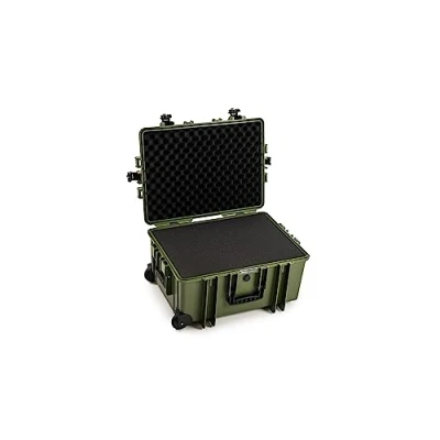 Immagine di B &amp; W International Valigetta portaoggetti outdoor Typ 6800 70.9 l (L x A P) 660 335 490 mm Bronzo verde (opaco) 6800/BG/SI