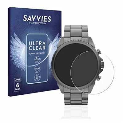 Immagine di savvies (6 Pezzi Pellicola Protettiva per Fossil Gen 6 (44mm) Protezione Schermo Trasparente