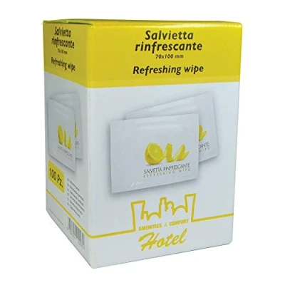 Immagine di Anonima MTP100 SRL70 Multipack Salviette Rinfrescanti Limone 70 x 100, 100 Pezzi