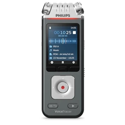 Immagine di Philips DVT6115 Registratore audio VoiceTracer con riconoscimento vocale basato su cloud di Sembly