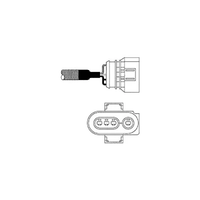 Immagine di DELPHI ES10568 12B1 Sonda lambda a dito, riscaldato VOLKSWAGEN: GOLF 3, Polo III Hatchback, TRANSPORTER 4 Bus, AUDI: A4 B5 Avant, A6 C5 Avant