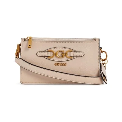 Immagine di GUESS Malva Status Crossbody, Borsa a Tracolla Donna, Mandorla, One Size