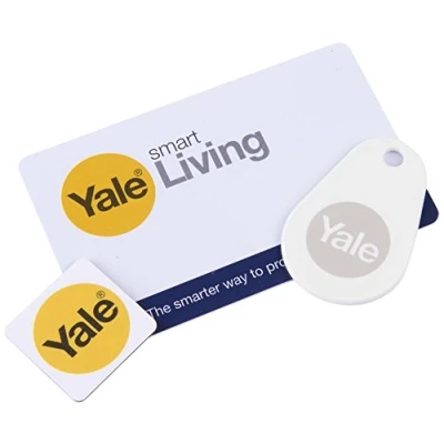 Immagine di Yale P YD 01 CON RFIDM Smart Door Lock Pacchetto di Accessori per Chiave, Bianco, Set 3 Pezzi