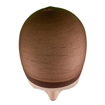 Immagine di LUTTMANN® Confezione da 2 parrucche in nylon per parrucche, diversi modelli (nylon marrone)