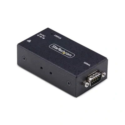 Immagine di StarTech.com Adattatore da seriale a Ethernet 1 porta, server di dispositivi seriali IP RS232 remoti, LAN DB9, TAA