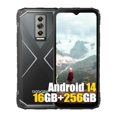Immagine di DOOGEE Blade 10 Pro 16GB+256GB Rugged Smartphone Android 14, 6,56&quot; HD+ 90Hz IPS Telefono Indistruttibile Cellulare Robusto, 5150mAh, 50MP, 4G LTE Cellulari Resistente IP68, NFC, OTG, GPS,Widevine L1