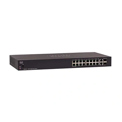 Immagine di Smart switch Cisco SG250 18 con porte Gigabit Ethernet (GbE) 16 RJ45 e 2 SFP combinate, protezione limitata a vita (SG250 K9 EU)