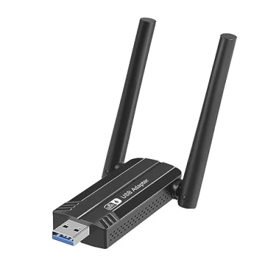 Immagine di eppfun WF06E Clé WiFi 6 Adattatore per PC Fisso, 2402Mbps USB3.0 Scheda di Rete 2.4GHz/5GHz/6GHz Windows11/10