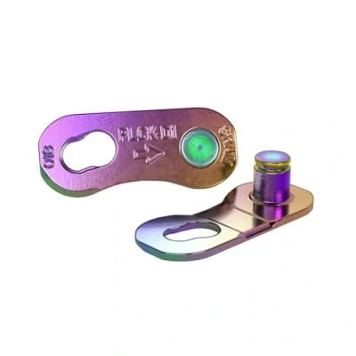 Immagine di SRAM Red PowerLock Connettore per catena piatto, 12 velocità (solo strada), colore arcobaleno, confezione da 4, D1