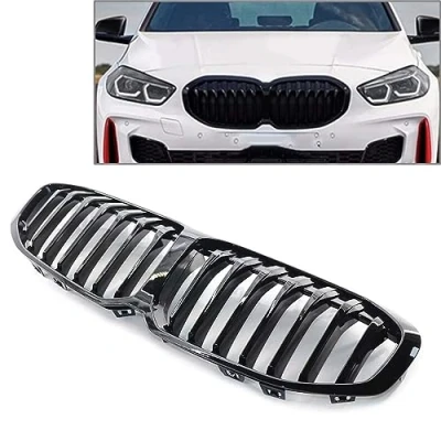 Immagine di Griglia Paraurti Anteriore Auto per BMW F40 1 Series 2019 2020 2021,Paraurti Cofano protezione Accessori Modificati.