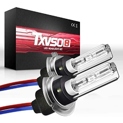 Immagine di Sipobuy H7 55W HID Xenon Bulbs Lampada di ricambio faro, base in metallo, 8000k blu ghiaccio, 2 pezzi/set